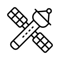 satellite icon for your website, mobile, presentation, and logo design.