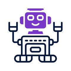 robot icon for your website, mobile, presentation, and logo design.