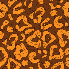 Leopard pattern design, vector illustration background. Fashionable, stylish, natural texture. Abstract vector background