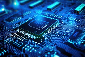 Fototapeta premium field of information technology IT technology