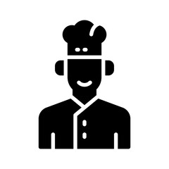 chef icon for your website, mobile, presentation, and logo design.