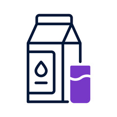 milk icon for your website, mobile, presentation, and logo design.