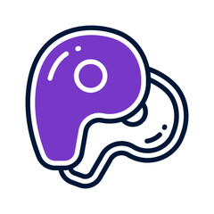 meat icon for your website, mobile, presentation, and logo design.