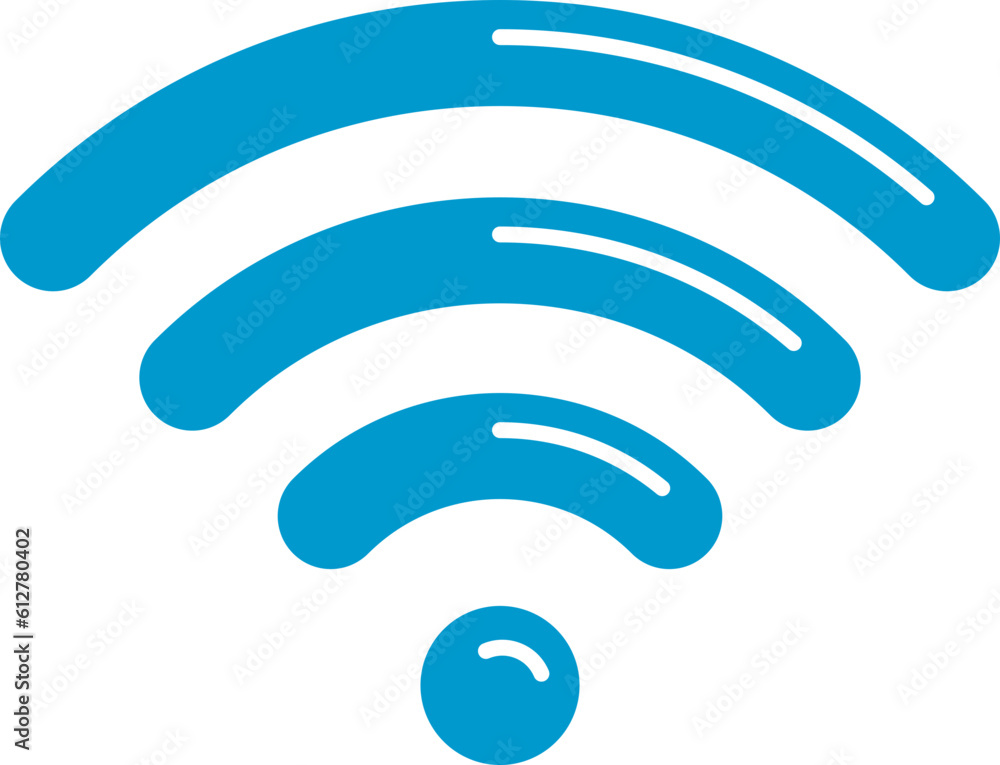 Poster wi fi symbol signal connection. vector wireless internet technology sign. wifi network communication