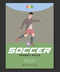 Soccer tournament poster