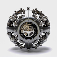 mecanismo roda dentada, tecnologia, relógio interior, mecanica, motor