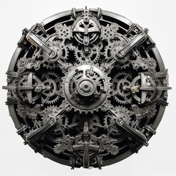 mecanismo roda dentada, tecnologia, rel&oacute;gio interior, mecanica, motor