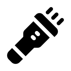 flashlight icon for your website, mobile, presentation, and logo design.