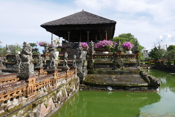 Fototapeta na wymiar Klungkung Königspalast Pavillon in Semarapura auf Bali