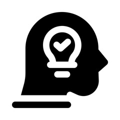 mindful icon for your website, mobile, presentation, and logo design.