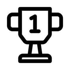 trophy icon for your website, mobile, presentation, and logo design.