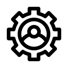 management icon for your website, mobile, presentation, and logo design.