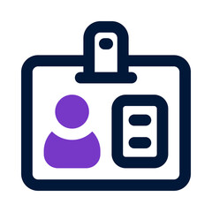 id card icon for your website, mobile, presentation, and logo design.