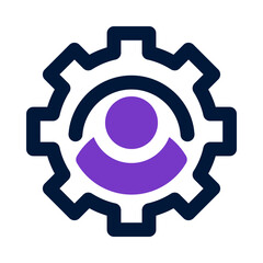 management icon for your website, mobile, presentation, and logo design.