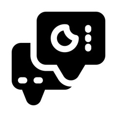 chat icon for your website, mobile, presentation, and logo design.