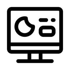 computer icon for your website, mobile, presentation, and logo design.