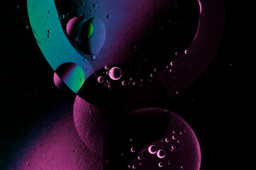 abstract dark background with psychedelic colors