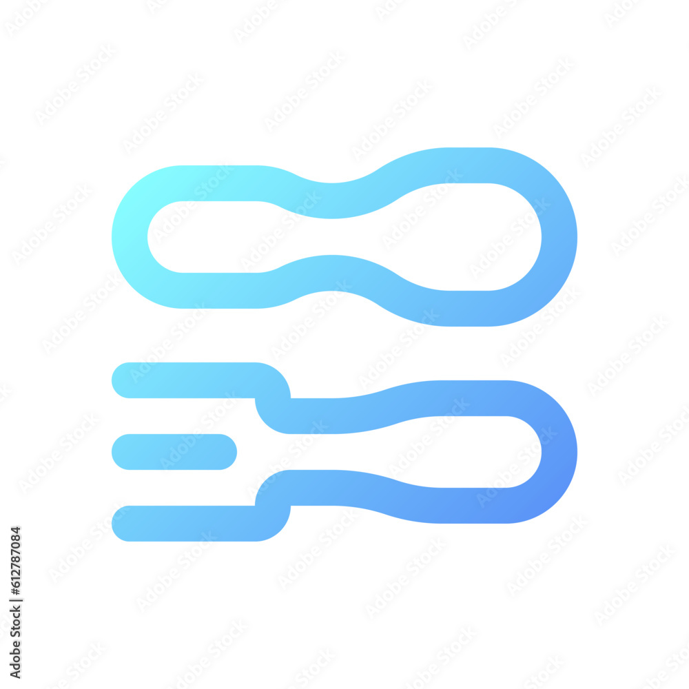 Poster restaurant pixel perfect gradient linear ui icon. public place. have dinner. hotel service. line col