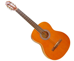Obraz na płótnie Canvas png acoustic guitar isolated on transparent background