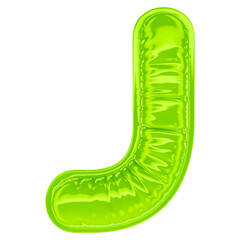 Font With Number 3D Render