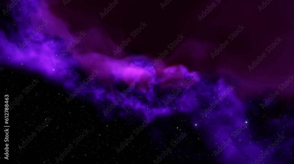 Canvas Prints cosmic nebula in space among stars and galaxies. gas dust clouds nebula in outer space. birth and ex