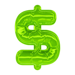 Font With Number 3D Render