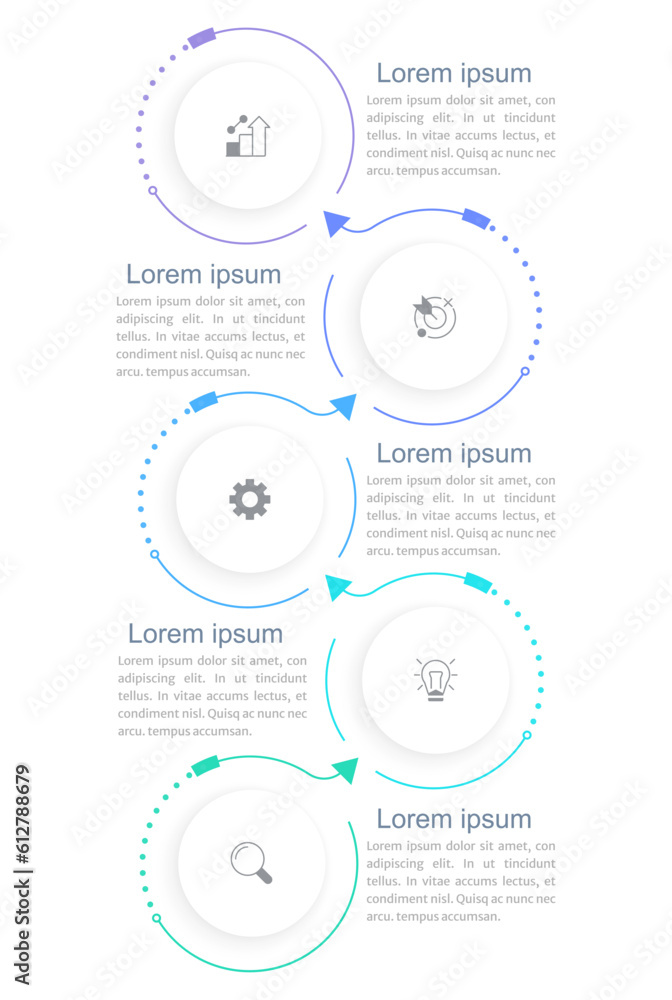 Poster better company indicators infographic chart design template. editable infochart with icons. instruct