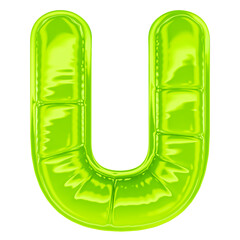 Font With Number 3D Render