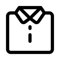 shirt icon for your website, mobile, presentation, and logo design.