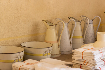 Serrant castle interior (Chateau de Serrant), Saint-Georges-sur-Loire,  Maine-et-Loire department, France