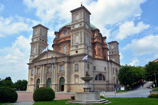 Vicoforte, Piedmont, Italy - The Sanctuary of  Vicoforte (also known as Santuario Regina Montis Regalis)