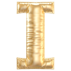 Balloon Alphabet I Gold