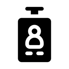 id card icon for your website, mobile, presentation, and logo design.