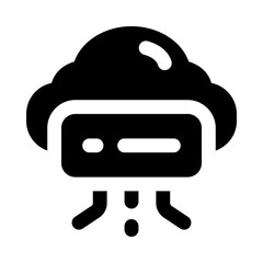 cloud computing icon for your website, mobile, presentation, and logo design.