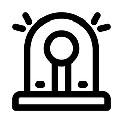 siren icon for your website, mobile, presentation, and logo design.