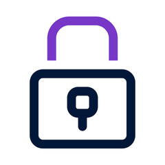 lock icon for your website, mobile, presentation, and logo design.
