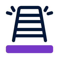 traffic cone icon for your website, mobile, presentation, and logo design.