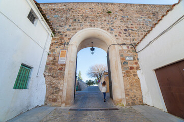 Alcazaba fortress gate, Jerez de los Caballeros, Spain
