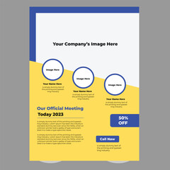 Creative corporate
flyer design .