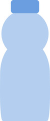 Blue water bottle drink icon PNG