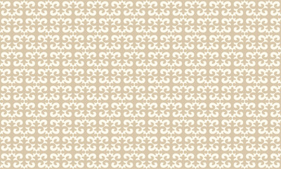 Damask seamless background pattern design. Retro ornamental wallpaper.