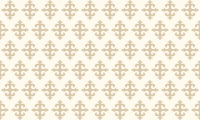 Vintage seamless pattern wallpaper design. Retro ornament damask background.