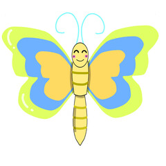 cartoon butterfly