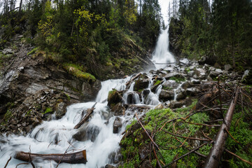 Rohac waterfall, Western Tatras, Slovak republic