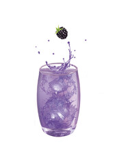 mûr, jus, en verre, fruit, boisson, cocktail, froid, frais, glace, aliment, liquide, jaune, sain, fraîcheur, clapoter, 