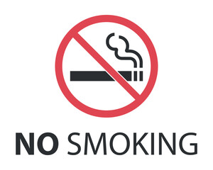 no smoking cigarette in this area prohibition sign