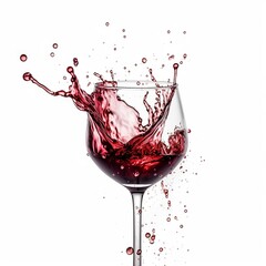red wine splash