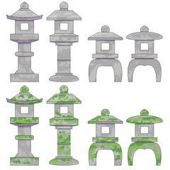 石灯篭（ラインあり）