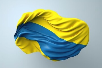Fototapeta na wymiar Ukraine National flag, ai generative