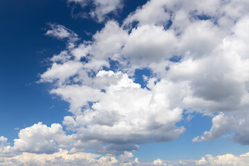 Naklejka na ściany i meble blue sky with clouds as background